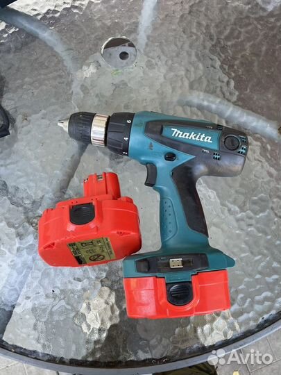 Шуруповерт makita 18v и 14 на запчасти