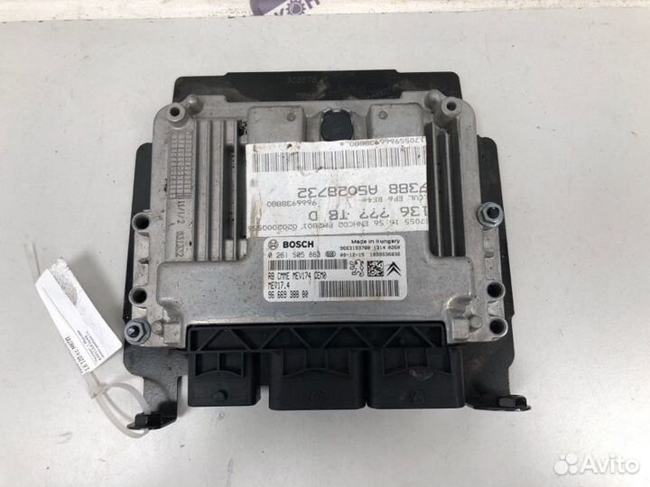 Блок управления двигателем Peugeot 3008 минивэн