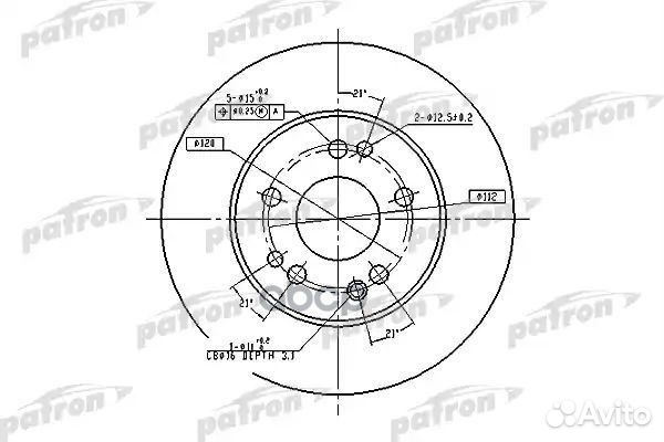 Диск тормозной передн mercedes-benz: coupe 87-9