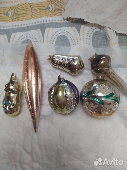 Елочные игрушки СССР в реставрацию