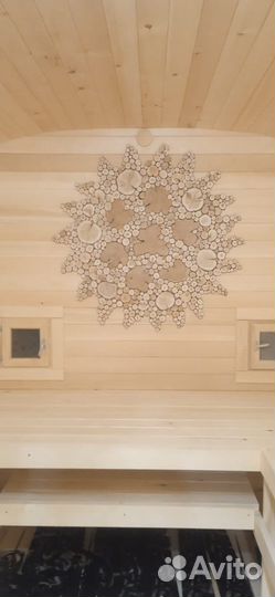 Панно из можжевельника