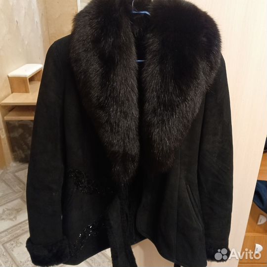 Дубленка натуральная женская 42 44
