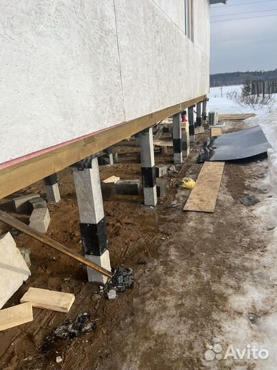 Поднять дом