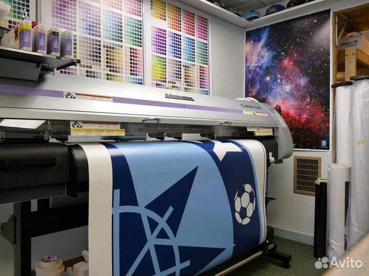 Печать баннеров, самоклейки и пвх