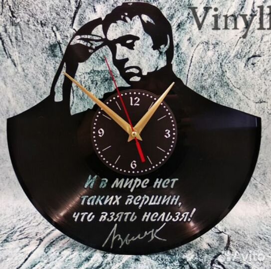 Часы из виниловой пластинки