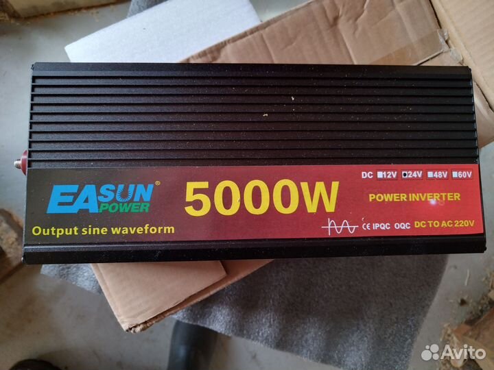 Преобразователь напряжения 24 220 чистый синус