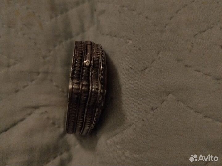 Шкатулка серебро 950, эмаль