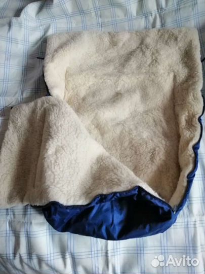 Зимний конверт в прогулочную коляску