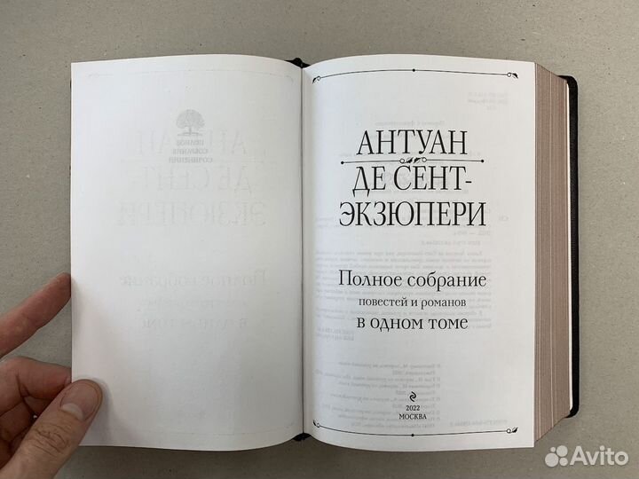 Антуан Сент-Экзюпери (подарочная кожаная книга)