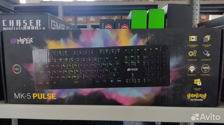 Механическая клавиатура Hiper MK-5 Pulse USB Black