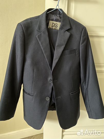 Школьный костюм синий 128