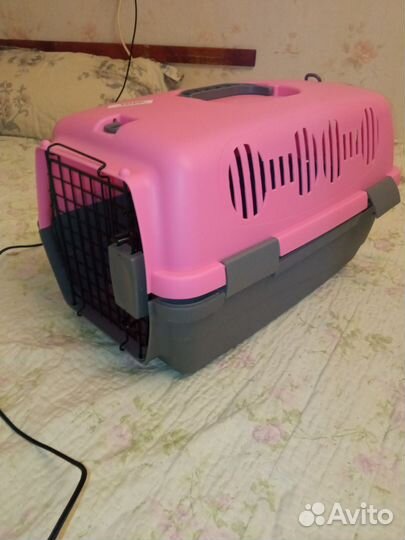 Переноска для кошек пластиковая