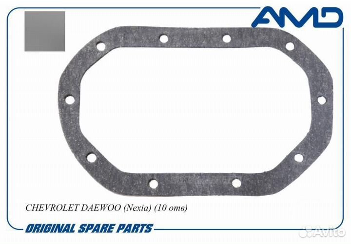 AMD AMD.GAS139 Прокладка поддона кпп (10 отв)