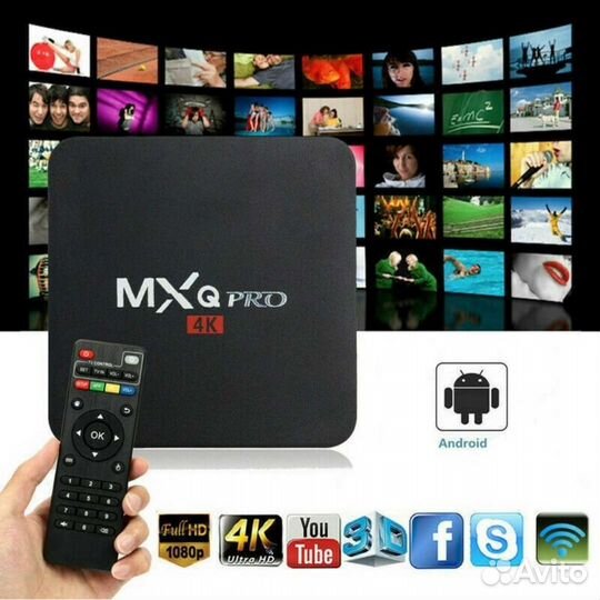 1/8 GB Android TV приставка MXQ Pro 4K 5G