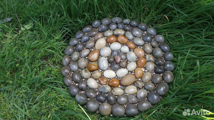 Массажный коврик из морской гальки