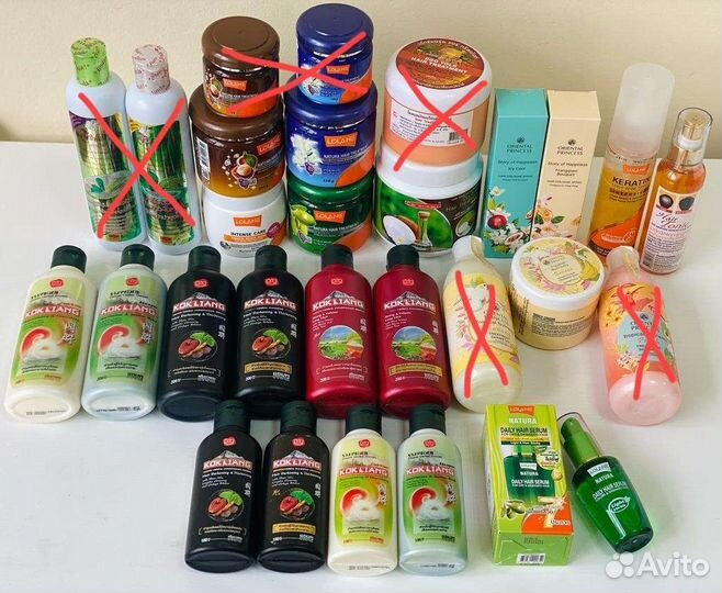 Тайский шампунь, кондиционер, маска для волос