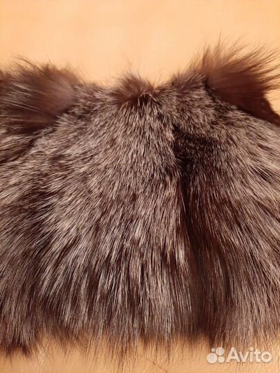 Воротник чернобурка