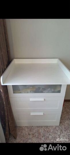 Пеленальная доска с матрасом на комод