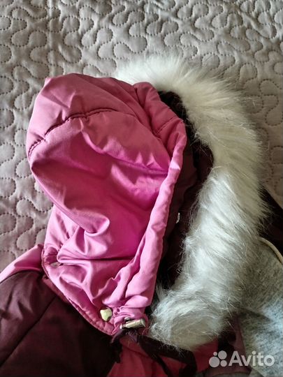 Зимний костюм для девочки 92