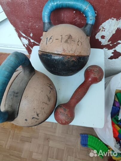 Гиря 16 кг СССР