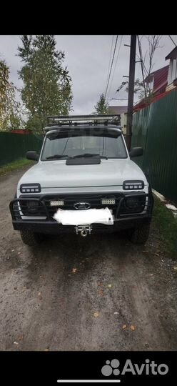 Силовой бампер на ниву