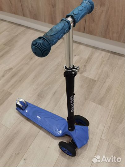 Самокат детский бу трехколесный Triumf active