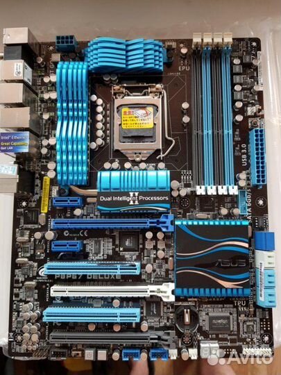 Материнская плата asus p6p67сокет 1155