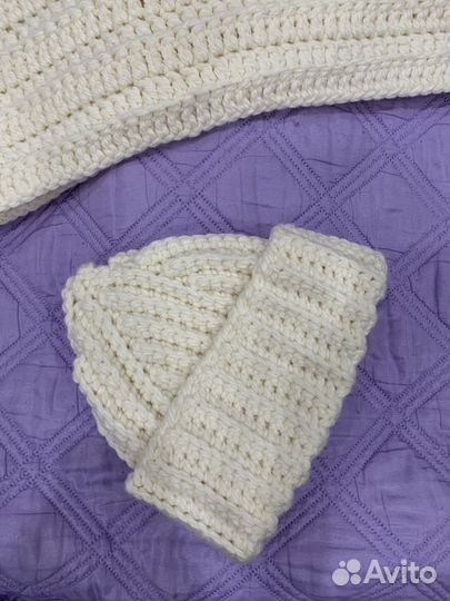 Шапка женская вязаная