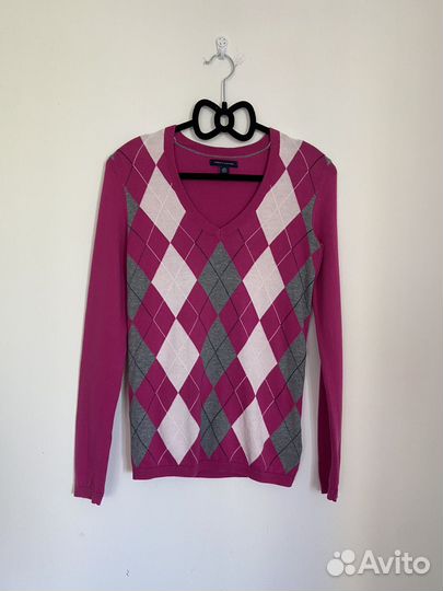 Джемпер tommy hilfiger розовый XS