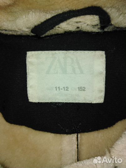 Дубленка пилот Zara для девочки 152