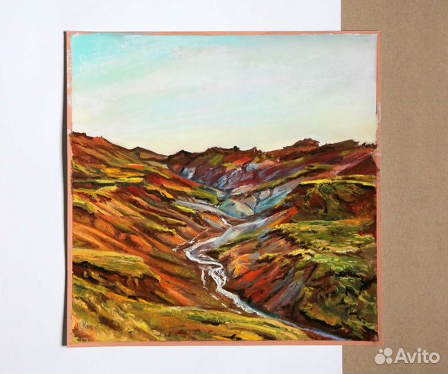 Картина пастелью 