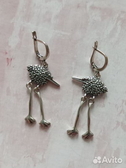 Серебряные серьги 