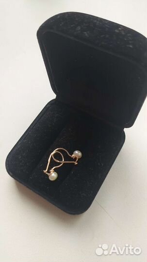 Золотые серьги 585
