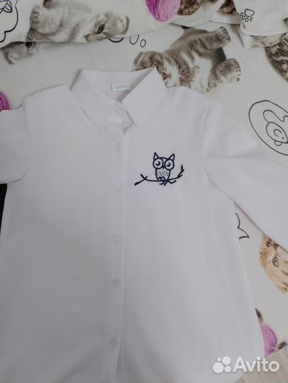 Рубашка белая