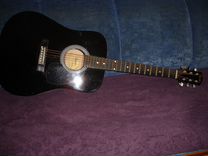 Акустическая гитара fender squier SA-105 black