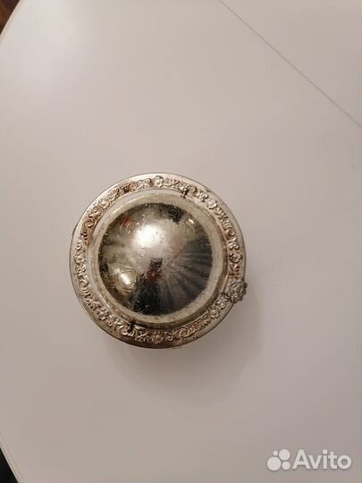 Раритет Икорница маслёнка Серебрение