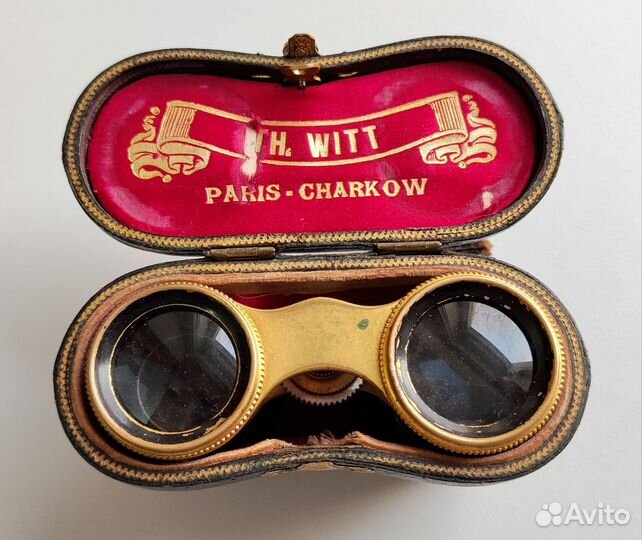 Театральный бинокль XIX век, перламутр