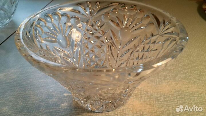 Вазы хрустальные