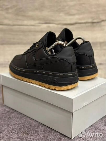 Nike Air Force 1 Luxe Black Gum