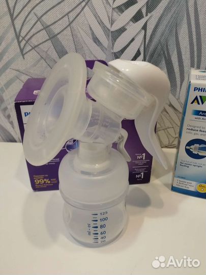 Молокоотсос и Бутылочки Avent