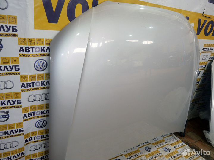 Капот Ауди A4B8 А4Б8 Серебро