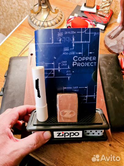 Zippo Z series. Solid copper. Новая. Лимит