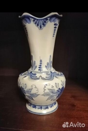 Ваза гжель СССР,авторская работа