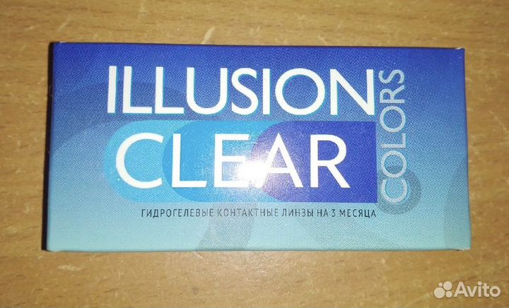 Контактные линзы illusion clear (минус 3.25)
