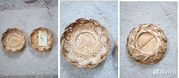 Плетенные подставки