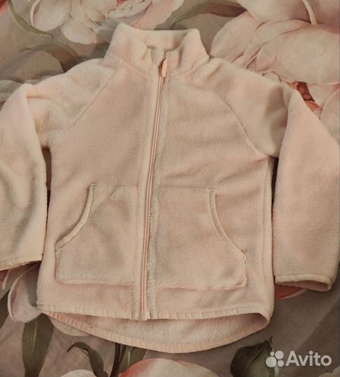 Кофта плюшевая для девочки 98