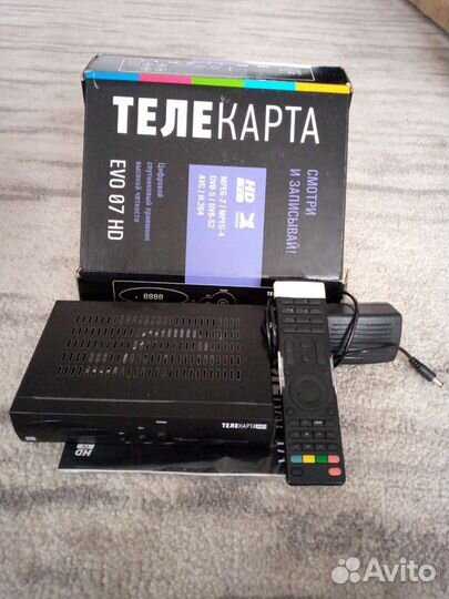 Ресивер телекарта с тарелькой