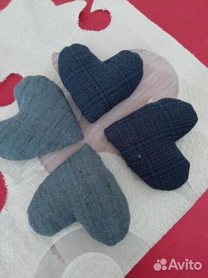 Сердечки ручной работы