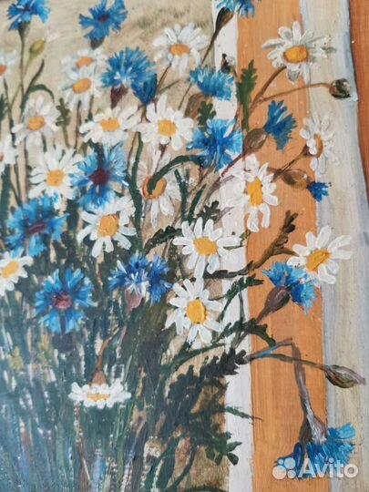 Картина маслом цветы