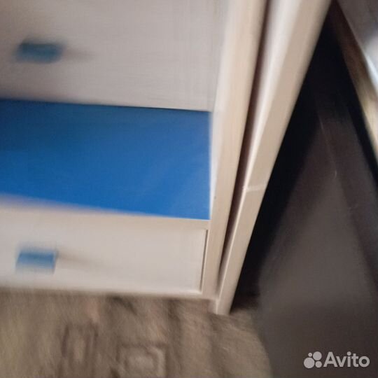 Детская кровать чердак со столом и шкафом бу